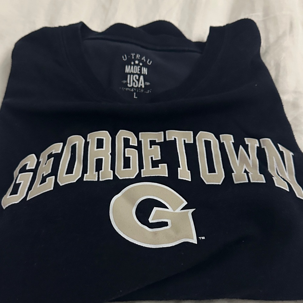 U-Trau Navy Georgetown Sweatshirt